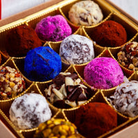 Queen Size Signature Truffles I Love You Box - Romanicos Chocolate