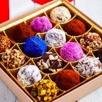 Queen Size Signature Truffles I Love You Box - Romanicos Chocolate