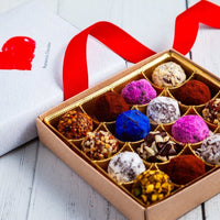Queen Size Signature Truffles I Love You Box - Romanicos Chocolate