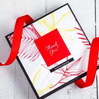 Thank You Chocolate Art Scrabble Box - Romanicos Chocolate