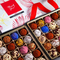 Thank You Double King Signature Truffle Box (50 Pcs) - Romanicos Chocolate