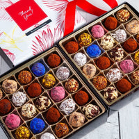 Thank You Double King Signature Truffle Box (50 Pcs) - Romanicos Chocolate