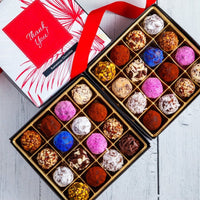 Thank You Double Queen Signature Truffle Box (32 Pieces) - Romanicos Chocolate