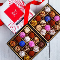Thank You Double Queen Signature Truffle Box (32 Pieces) - Romanicos Chocolate