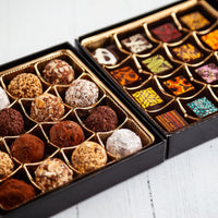 Valentine's Day Queen Size Signature Truffle Box Romanicos Chocolate Yes, Chocolate Art 
