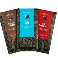 Artisanal Dark Chocolate Bar Custom Trio Bundle - Romanicos Chocolate