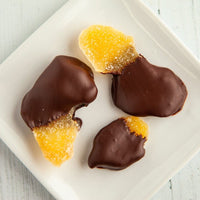 Candied Ginger Dipped in Dark Chocolate - Romanicos Chocolate