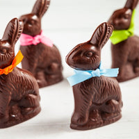 Classic Easter Chocolate Bunny - Romanicos Chocolate