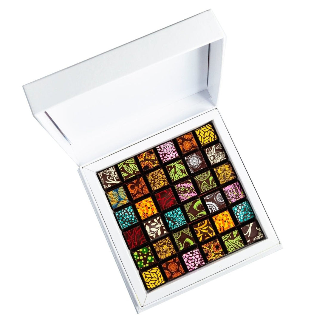 Corporate Chocolate Art Scrabble Box - Romanicos Chocolate