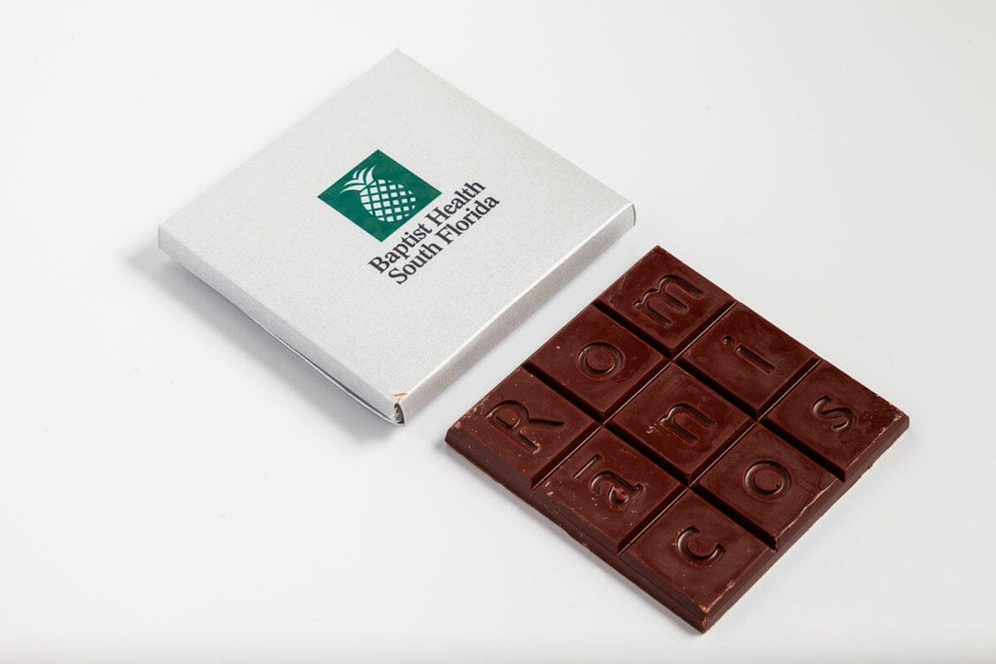 Corporate Small Chocolate Bar - Romanicos Chocolate