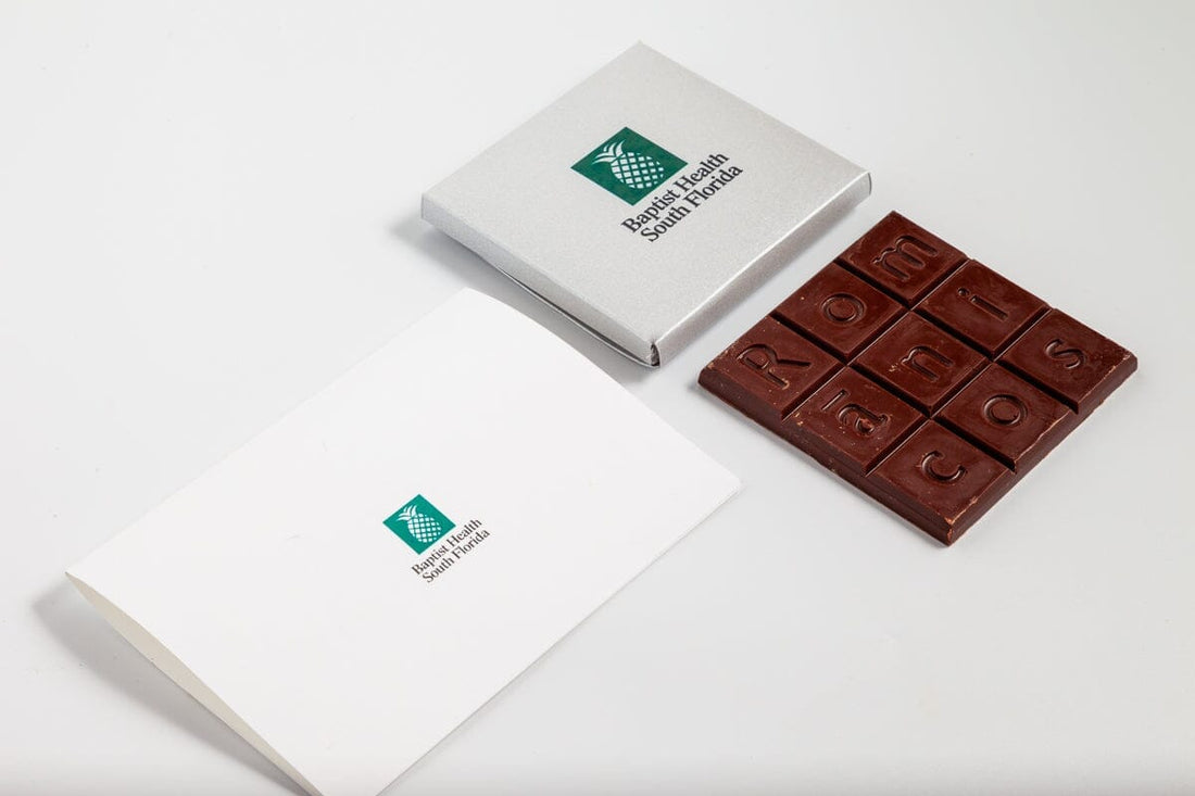 Corporate Small Chocolate Bar - Romanicos Chocolate