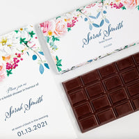 Custom Big Dark Chocolate Bar - Romanicos Chocolate