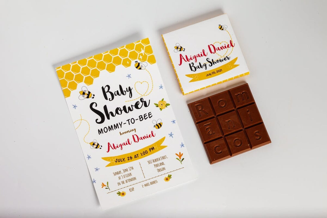 Custom Small Chocolate Bar - Romanicos Chocolate