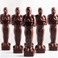 Dark Chocolate Oscar Award Statue (sold by the unit) - Romanicos Chocolate
