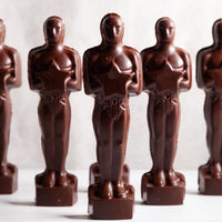 Dark Chocolate Oscar Award Statue (sold by the unit) - Romanicos Chocolate