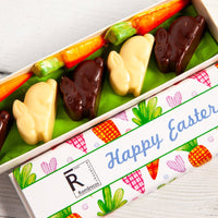 Easter Chocolate Bunnies and Carrots - Romanicos Chocolate