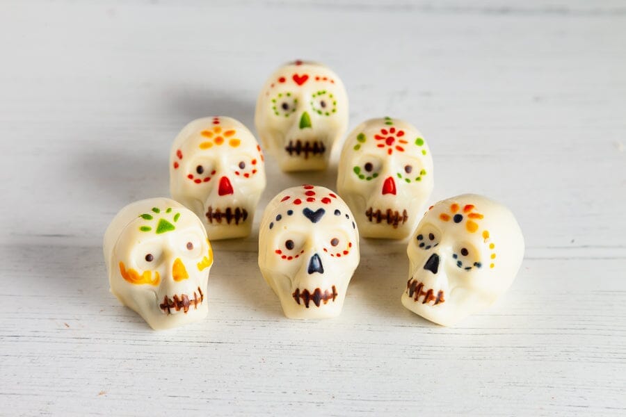Exquisite Chocolate Skulls IN STORE ONLY (sold by the unit) ShopRomanicosChocolate