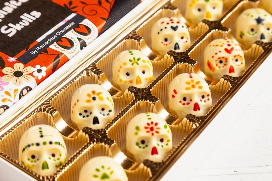 Exquisite Skulls Chocolate Box ShopRomanicosChocolate