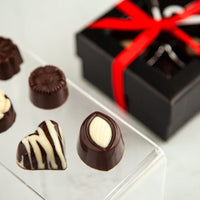 Fine Dark and White Chocolate Jewels - Romanicos Chocolate