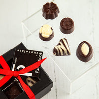 Fine Dark and White Chocolate Jewels - Romanicos Chocolate