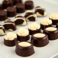 Fine Dark and White Chocolate Jewels - Romanicos Chocolate