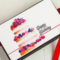 Happy Birthday Chocolate Art Mini Scrabble Box - Romanicos Chocolate