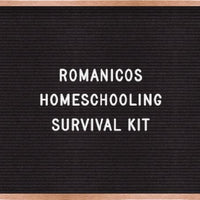 HOMESCHOOLING SURVIVAL KIT (for parents) - Romanicos Chocolate