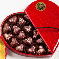 Luxury Champagne Heart Jewel Box ShopRomanicosChocolate