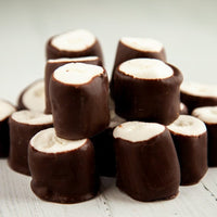 Marshmallows dipped in dark chocolate - Romanicos Chocolate