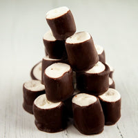Marshmallows dipped in dark chocolate - Romanicos Chocolate