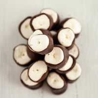 Marshmallows dipped in dark chocolate - Romanicos Chocolate
