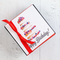 Piccolo Size Happy Birthday Signature Truffles Box - Romanicos Chocolate