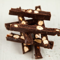 Sugar Free Bean to Bar Chocolate Almond Sticks Romanicos Chocolate 