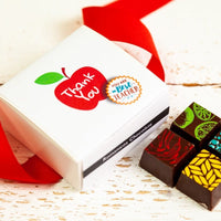 Teacher Thank You Party Favor Chocolate Art Box - Romanicos Chocolate