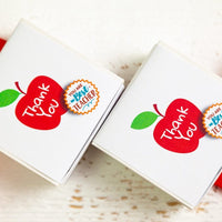 Teacher Thank You Party Favor Chocolate Art Box - Romanicos Chocolate
