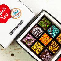 Teacher Thank You Piccolo Chocolate Art Box - Romanicos Chocolate