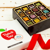 Teacher Thank You Queen Chocolate Art Box - Romanicos Chocolate