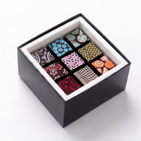 9pc Chocolate Art Box - Premium Venezuelan Dark Chocolate Bonbons