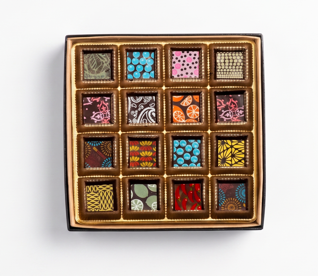 32pc Chocolate Art Box - Premium Venezuelan Dark Chocolate Bonbons