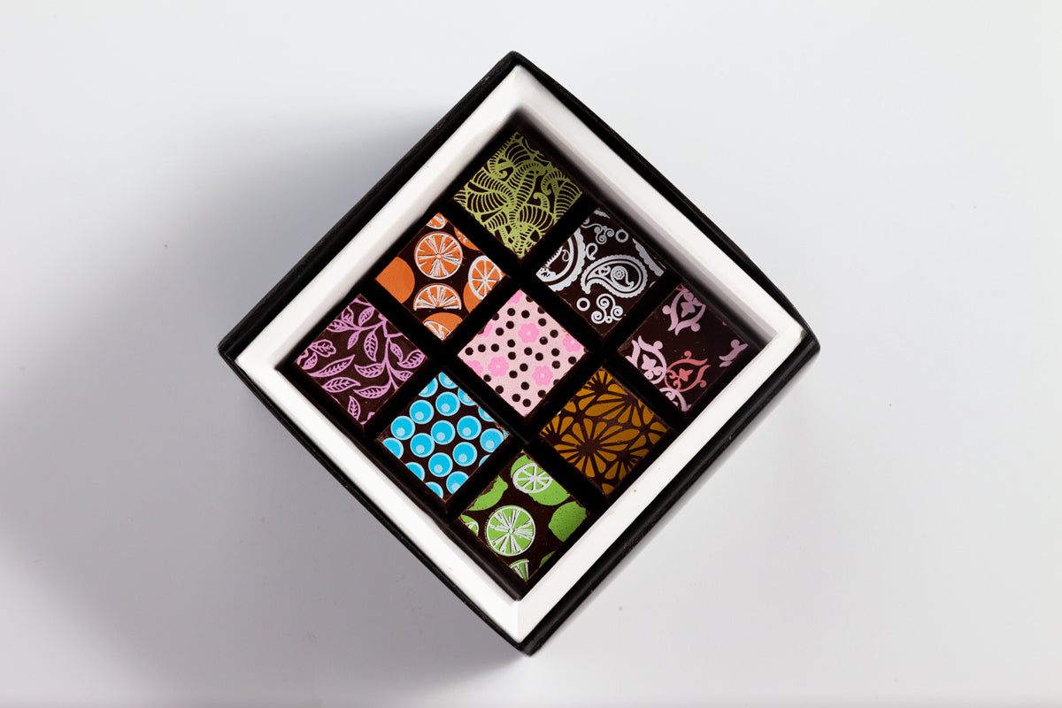 The Corporate Piccolo | 9pc Branded Chocolate Art