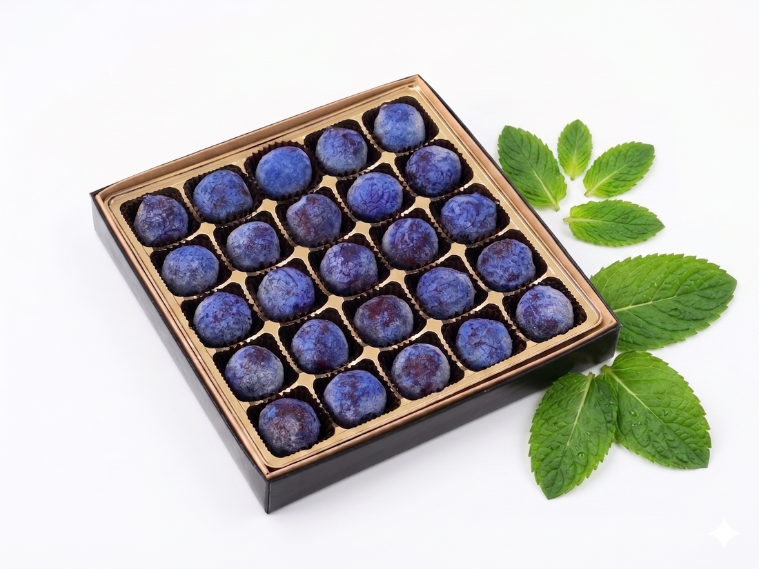 Luxury Mint Signature Truffle Box - Premium Venezuelan Dark Chocolate