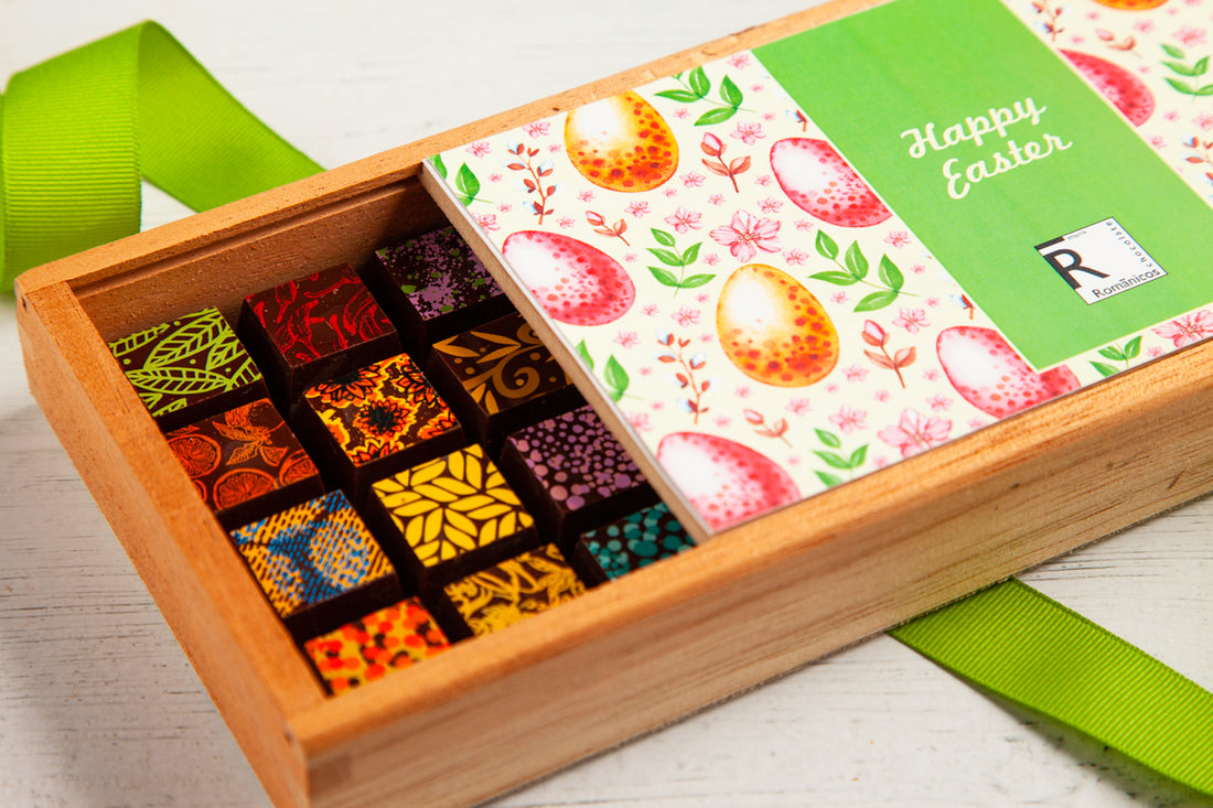 Easter Chocolate Art Wooden Box