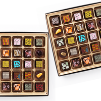 50pc Chocolate Art Box - Premium Venezuelan Dark Chocolate Bonbons