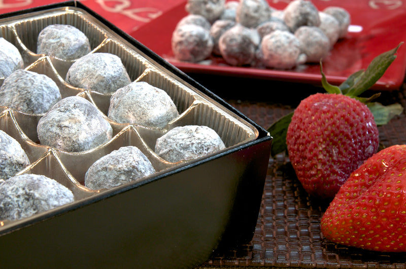 Champagne Royale Signature Truffle Box - Premium Venezuelan Dark Chocolate