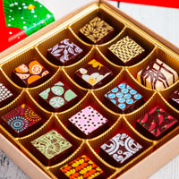 Merry Christmas Queen Size Chocolate Art Box