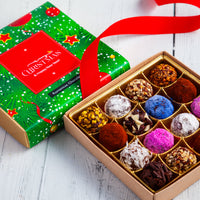 Merry Christmas Queen Size Signature Truffle Box