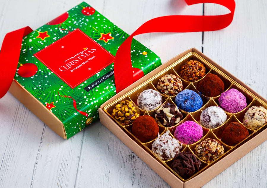 Merry Christmas Queen Size Signature Truffle Box