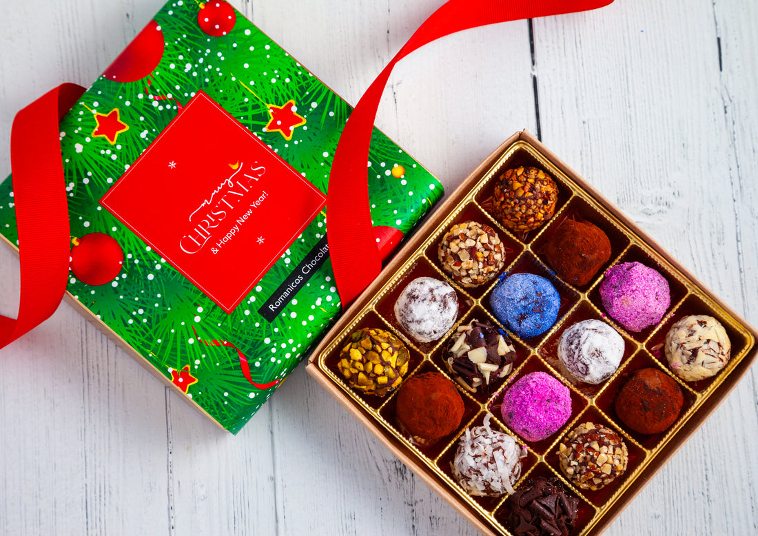 Merry Christmas Queen Size Signature Truffle Box