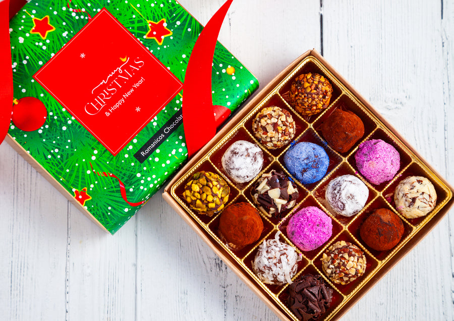 Merry Christmas Queen Size Signature Truffle Box