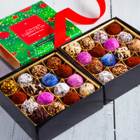 Merry Christmas Double Queen Signature Truffle Box (32 Pcs)